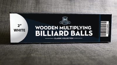 Palline Manipolazione in Legno (cm. 5 Bianche) - Wooden Billiard Balls (2" Withe)