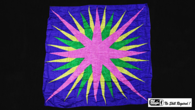 Foulard Stella Colorata  cm. 90 x 90  - Production Hanky Star Burst